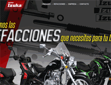 Tablet Screenshot of motos-izuka.com